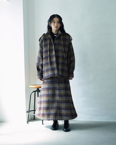 High-Waist Belted Skirt|ベルト付きハイウエストスカート