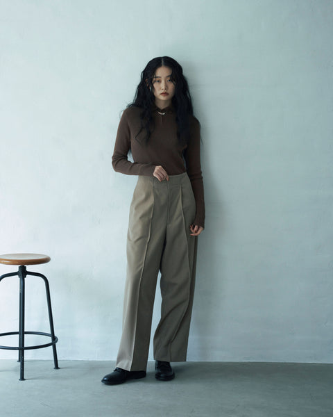 Wide One-Tuck Pants|ワイドワンタックパンツ