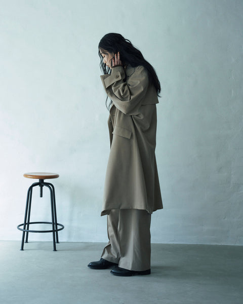 Wide One-Tuck Pants|ワイドワンタックパンツ wool