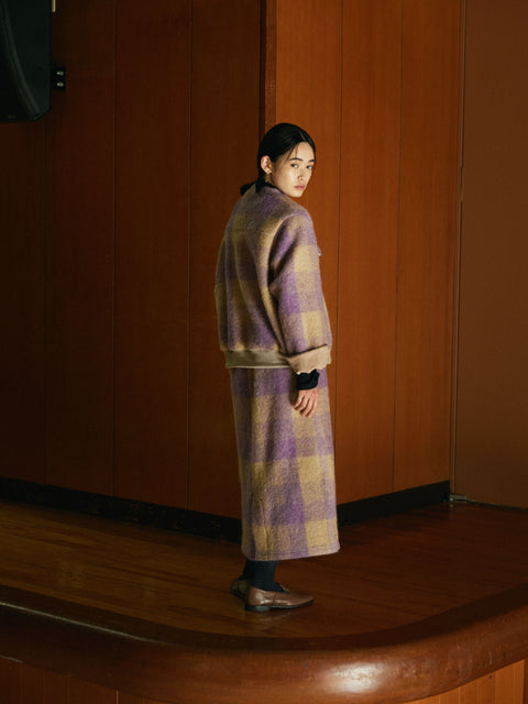 I-Line Elastic Waist Skirt|Iラインウエストゴムスカート