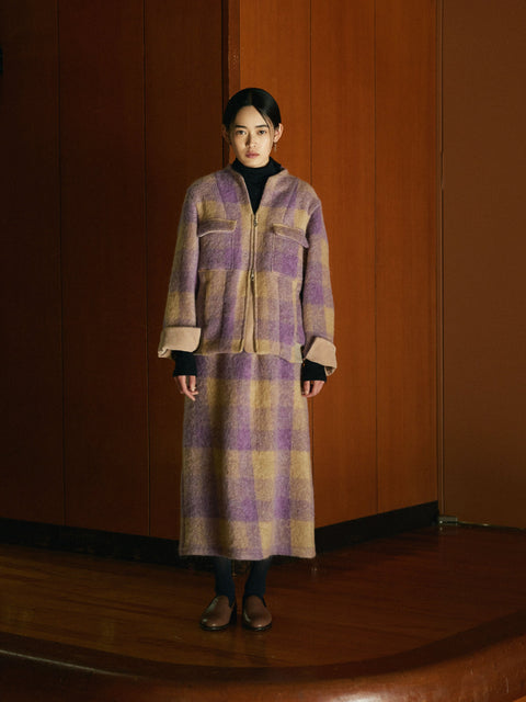 I-Line Elastic Waist Skirt|Iラインウエストゴムスカート