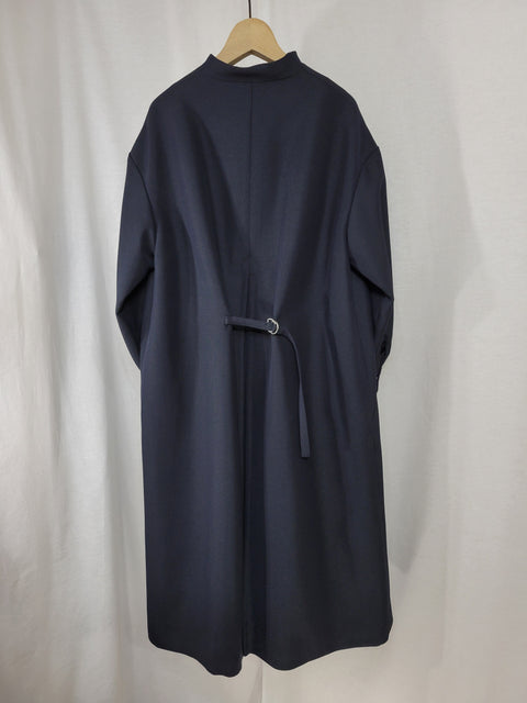 Bottleneck Inverted Pleats Coat|ボトルネックインバーテッドプリーツコート