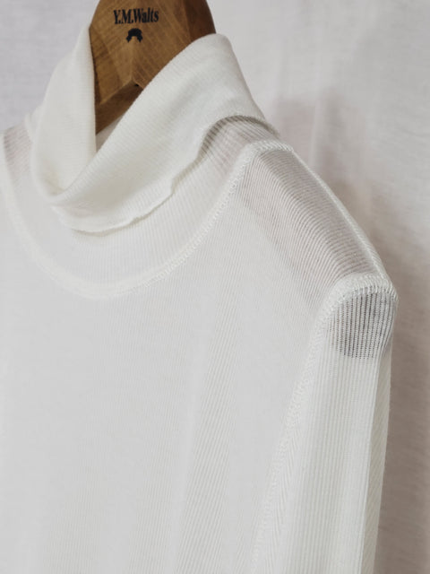 Back Collar Long Sleeve Cut & Sewn Top|後衿ロングスリーブカットソートップス