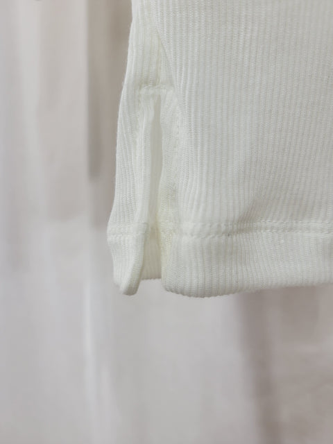 Back Collar Long Sleeve Cut & Sewn Top|後衿ロングスリーブカットソートップス