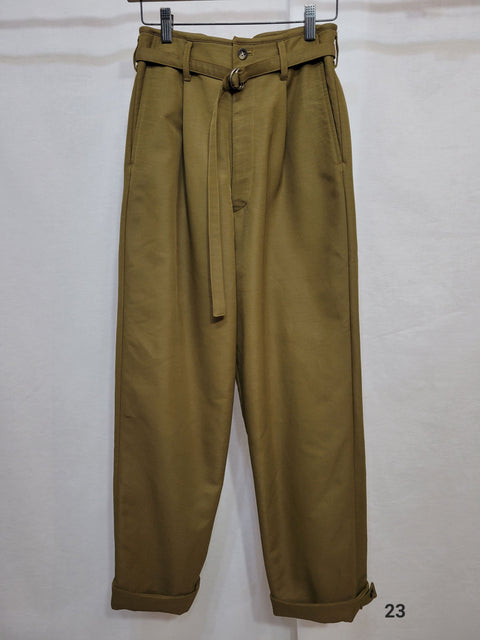 Tapered Double-Hem Pants|テーパード裾Wパンツ