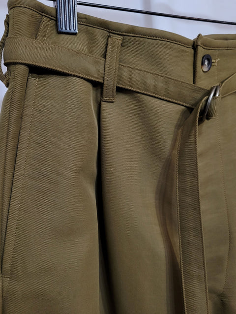 Tapered Double-Hem Pants|テーパード裾Wパンツ