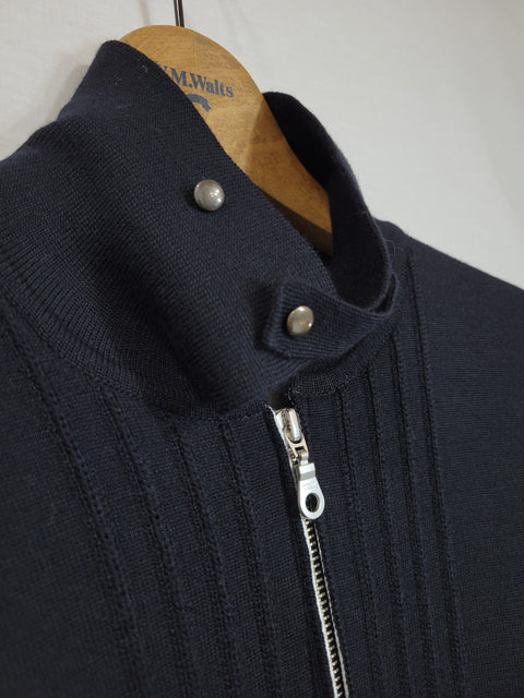 Stand Collar ZIP Blouson Knit|ステンカラーZIPブルゾンニット🎪