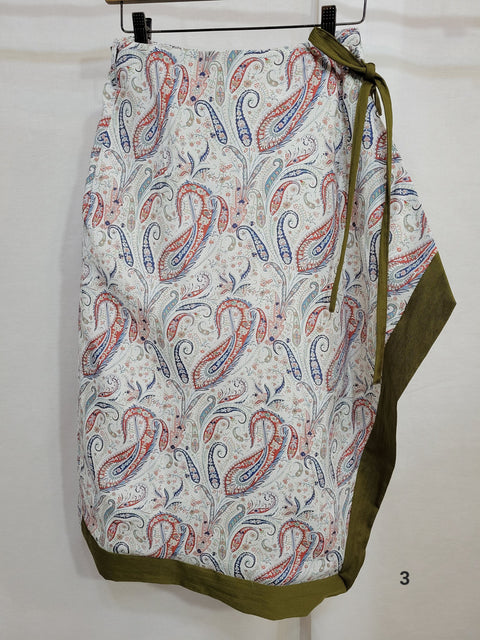 Switching Wrap Skirt|切替巻きスカート