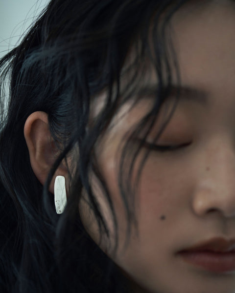 Tsubomi Earrings / Clip-on｜つぼみピアス（SILVER）