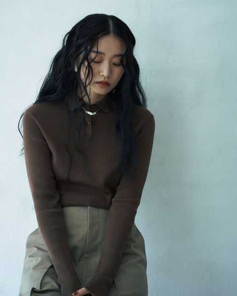 Petal Collar Knit Top｜ペタル衿ニットトップス🎪