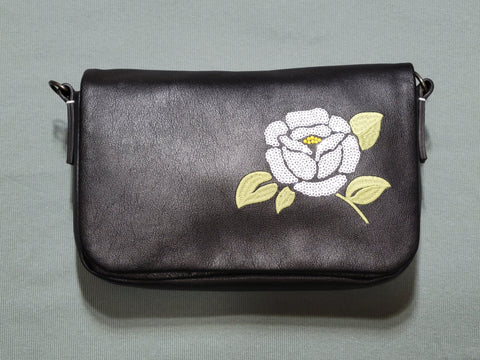 受注Order Leather Bag　刺繍 : TSUBAKI