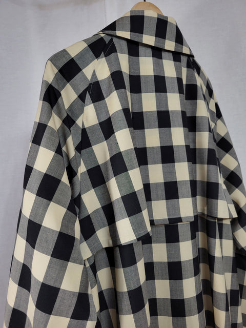 Raglan Sleeve Classic Check Coat｜ラグラン切替コート