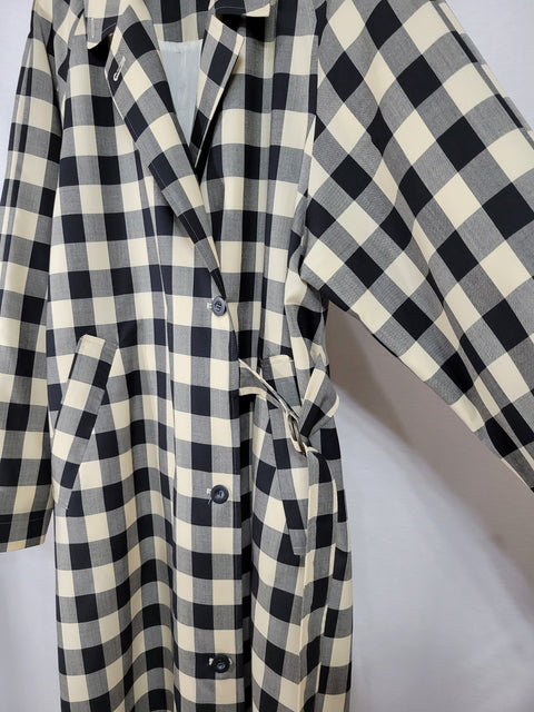 Raglan Sleeve Classic Check Coat｜ラグラン切替コート