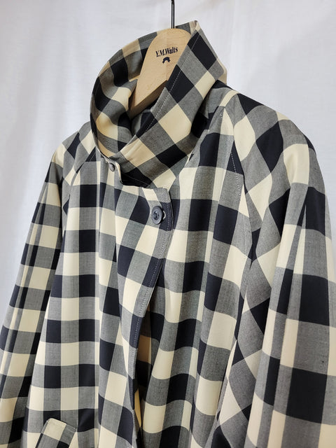 Raglan Sleeve Classic Check Coat｜ラグラン切替コート