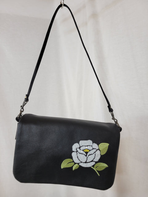 受注Order Leather Bag　刺繍 : TSUBAKI